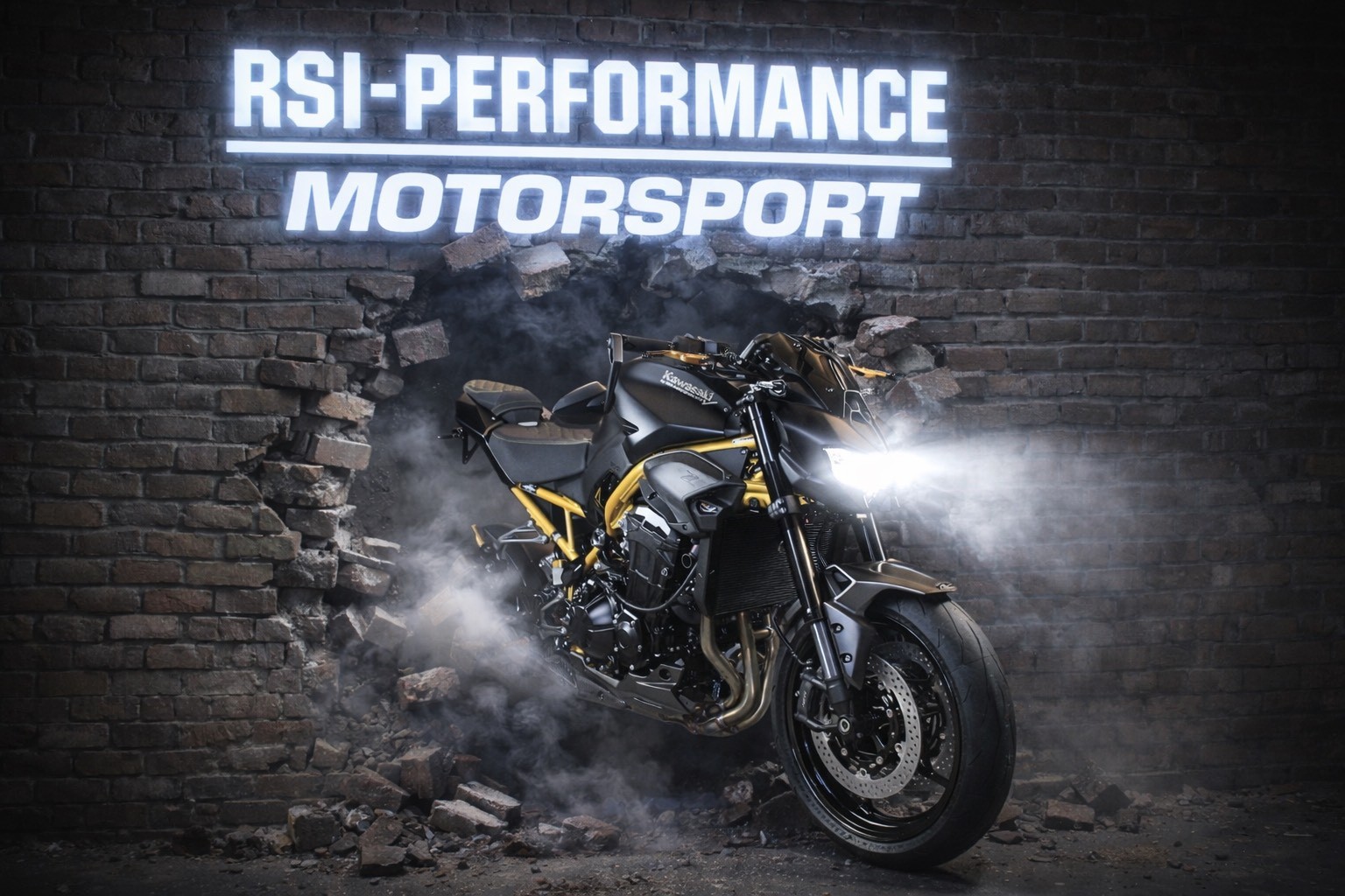 Kawasaki Z900 2026 RSI-Gold Frame Gun evo 2 ,,Plus,, HP139